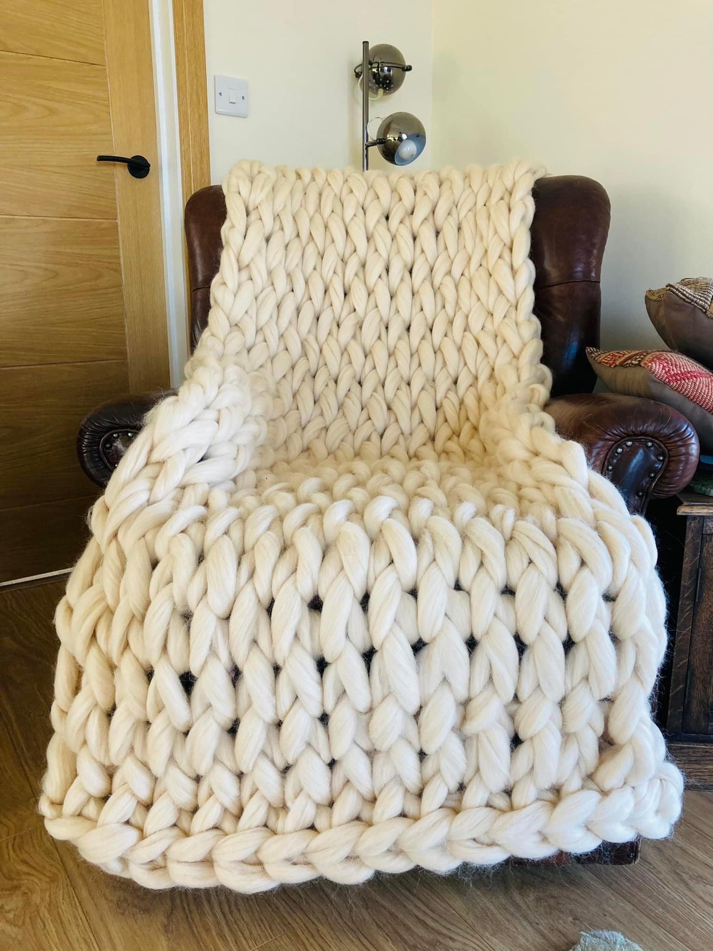 Large Arm Knitted Throw